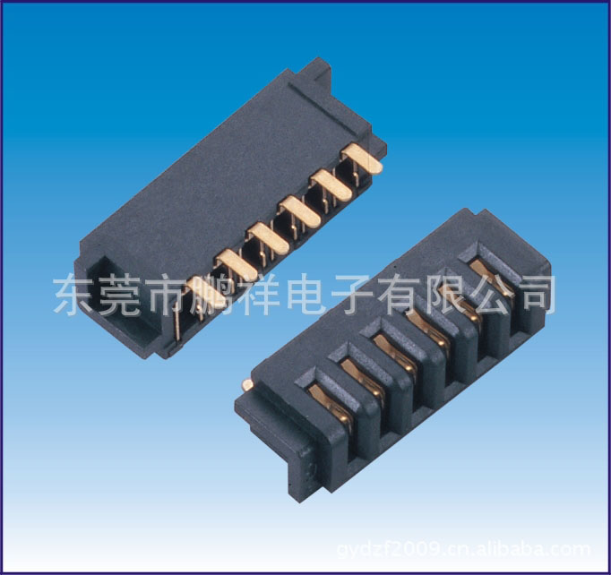 2500系列，2.5mm間距電池座母座SM