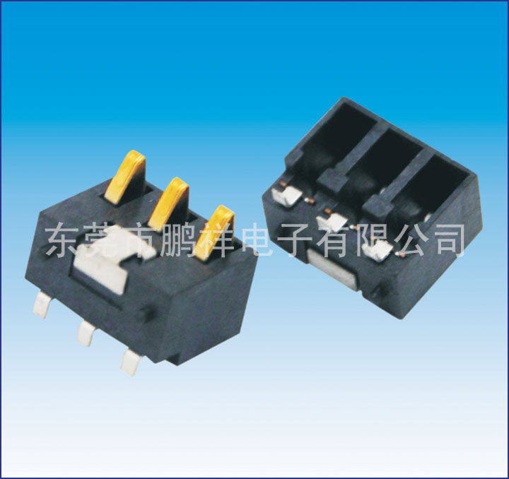 CP70系列，2.5mm彈片電池連接器