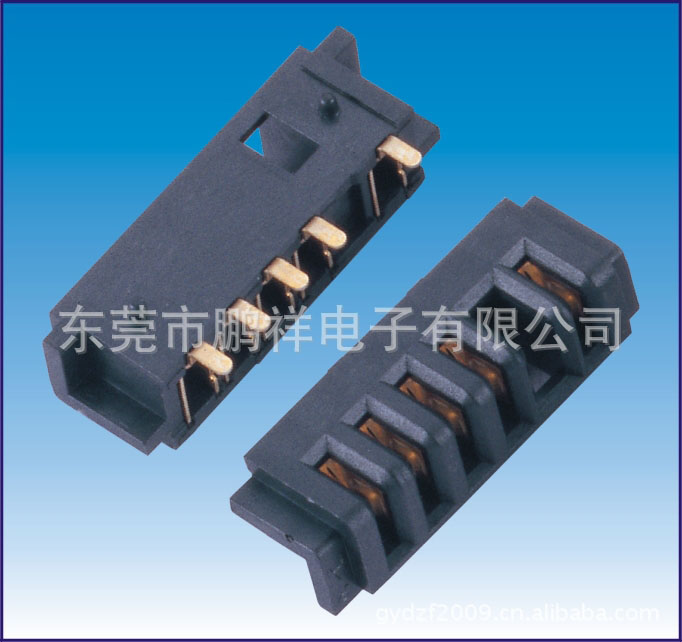 2504系列，2.5mm左防呆電池母座SM